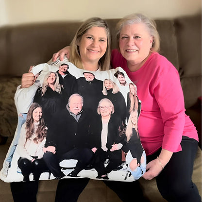 Custom Family Pillow - Turn Your Family’s Photo Into a Gift That Brings You Closer