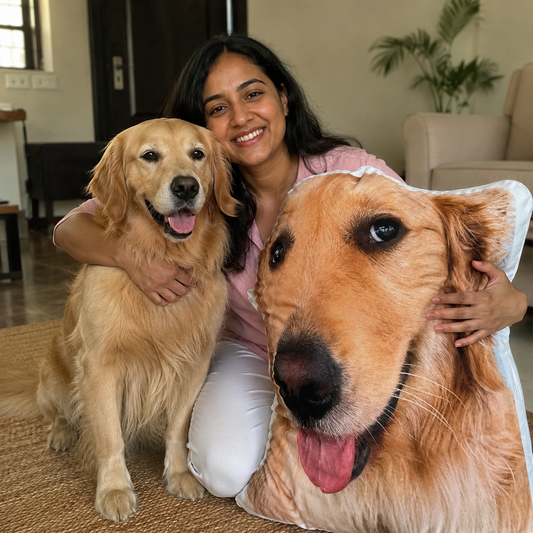 Memerio Custom Dog Pillow: Your Best Friend, Now a Hug You Can Keep