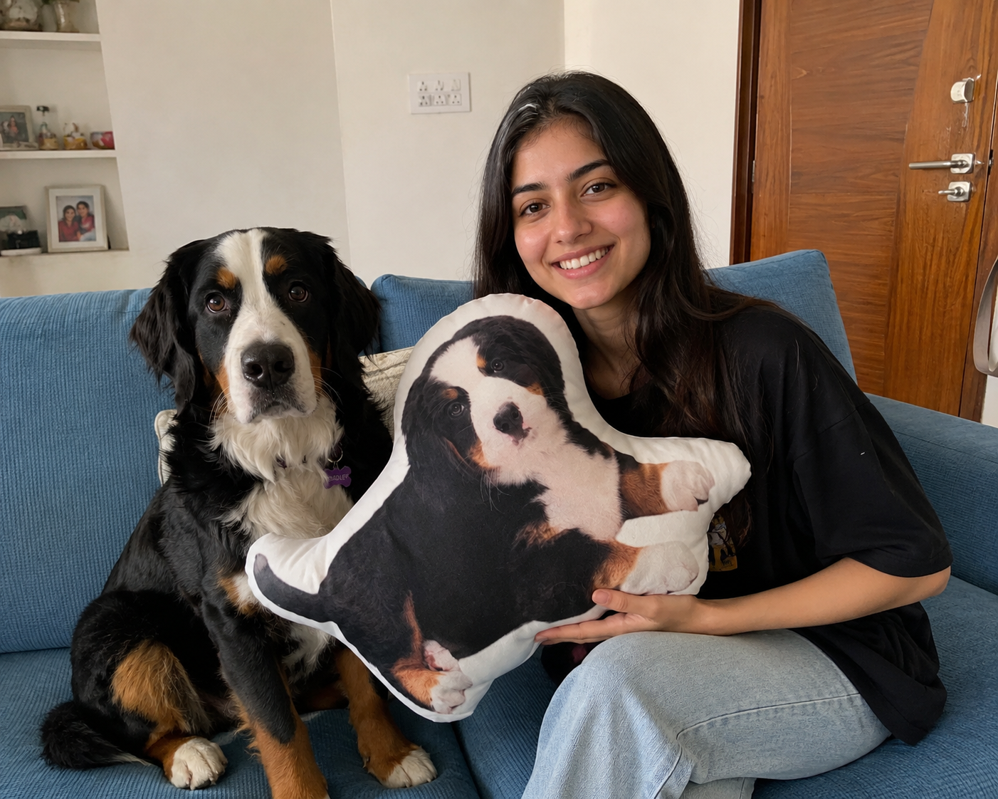 Memerio Custom Dog Pillow: Your Best Friend, Now a Hug You Can Keep